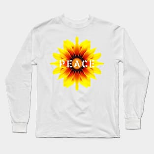 Peace Flower Long Sleeve T-Shirt